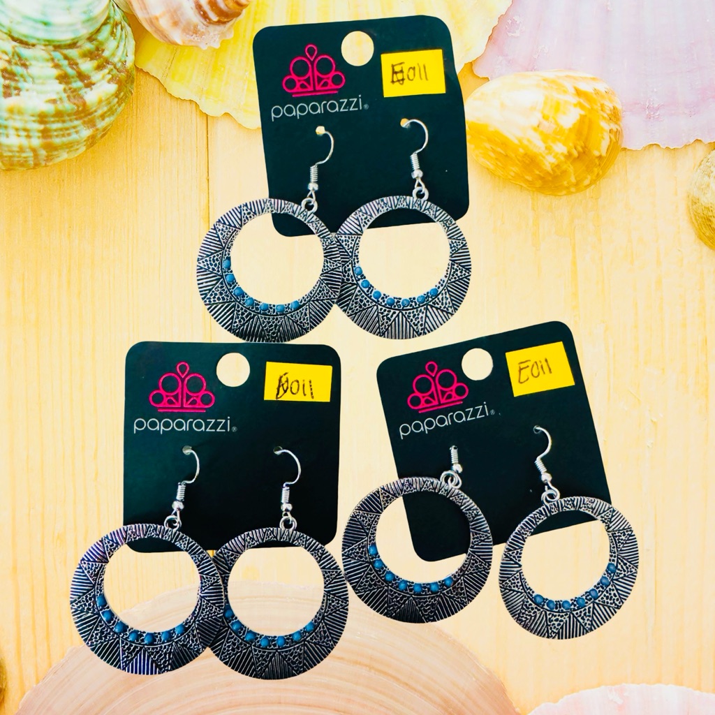 Hoop Earrings Lot Of 3
